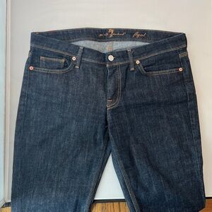 7 For All Mankind Flynt Dark Blue bootcut Jeans size 30